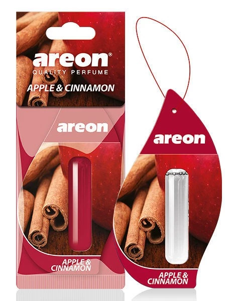 Ароматизатор подвесной (Apple & Cinnamon/Яблоко и Корица) (5 мл) AREON Liquid