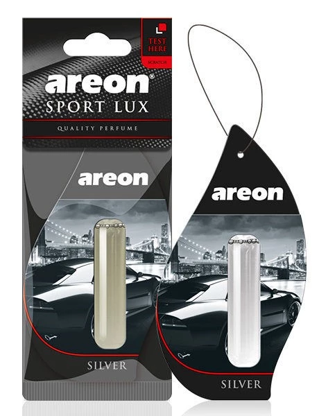 Ароматизатор подвесной AREON Liquid Lux, Silver/Серебрянный, 5 мл