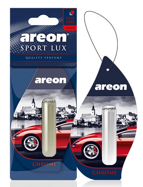 Ароматизатор подвесной Areon Sport Lux Liquid LX05 Хром