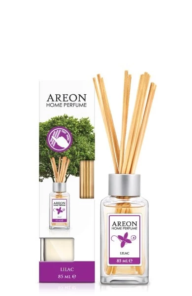 Ароматизатор интерьерный (Lilac/Сирень) (85 мл) AREON Home Perfume Sticks (гель, палочки)