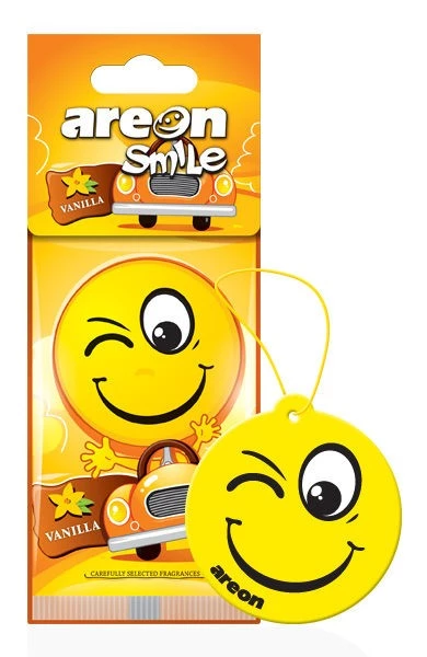 Ароматизатор подвесной (Vanilla/Ваниль) AREON SMILE RING (картон)