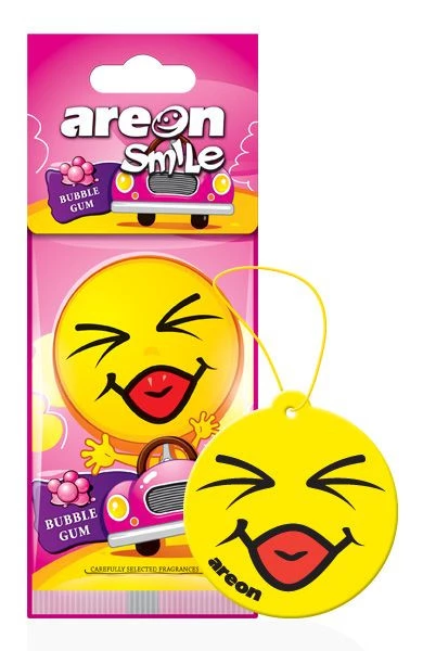 Ароматизатор подвесной Areon SMILE RING Buble Gum/Бабл Гам