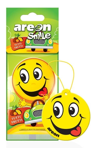 Ароматизатор подвесной (Tutti-Frutti/Тутти-фрутти) AREON SMILE RING (картон)