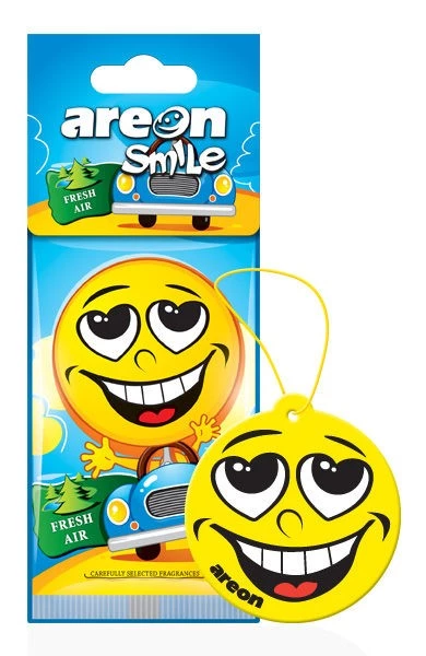 Ароматизатор подвесной (Fresh Air/Свежий воздух) AREON SMILE RING (картон)
