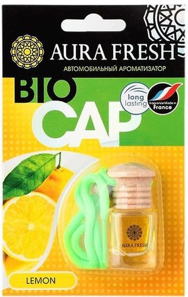 Ароматизатор подвесной Aura Fresh BIO CAP Lemon/Лимон
