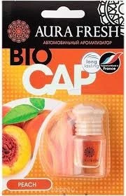 Ароматизатор подвесной (Peach/Персик) AURA FRESH BIO CAP (бутылочка)