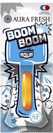 Ароматизатор подвесной Aura Fresh BOOM BOOM Aqua/Вода