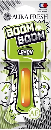 Ароматизатор подвесной Aura Fresh BOOM BOOM Lemon/Лимон