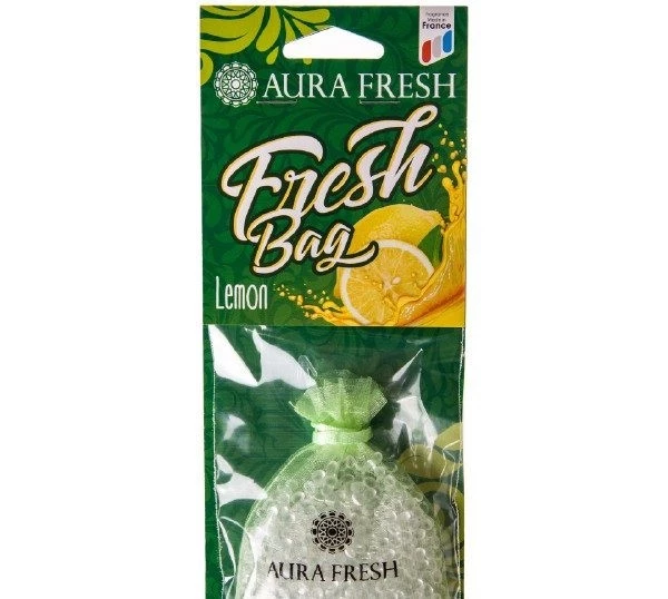 Ароматизатор подвесной (Lemon/Лимон) AURA FRESH FRESH BAG