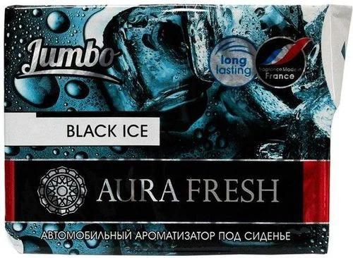 Ароматизатор под сиденье (Black ice/Черный лед) AURA FRESH JUMBO