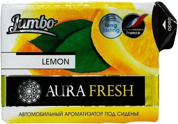 Ароматизатор под сиденье (Lemon/Лимон) AURA FRESH JUMBO