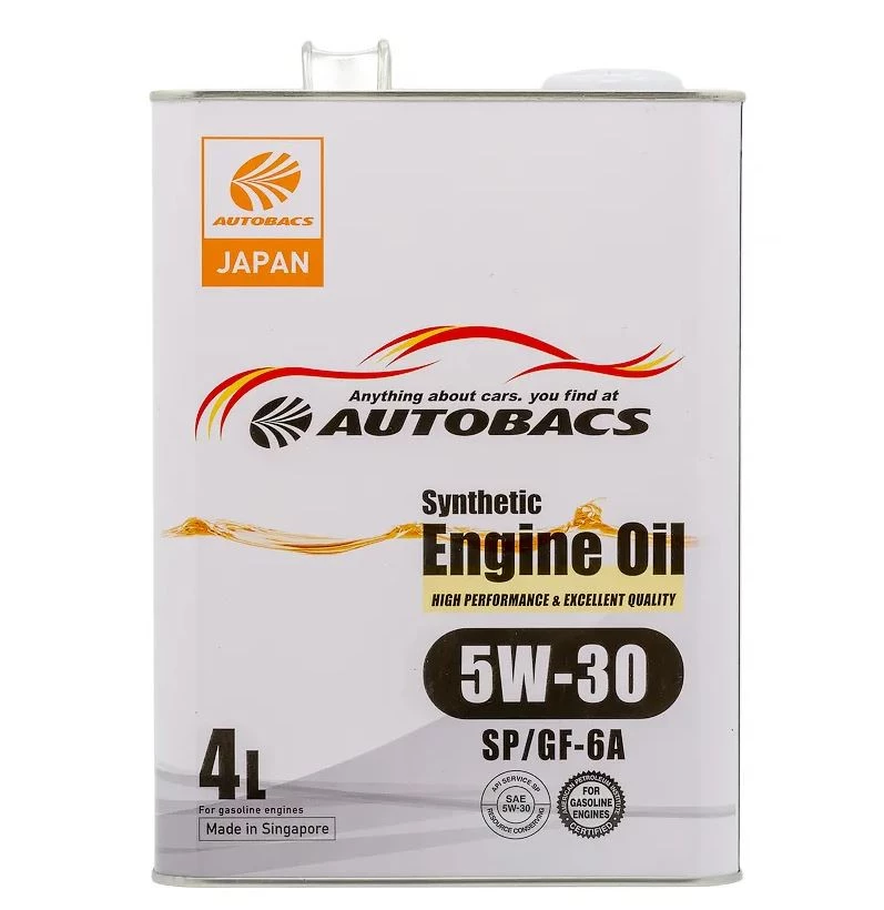Моторное масло Autobacs Engine Oil Synthetic 5W-30 синтетическое 4 л