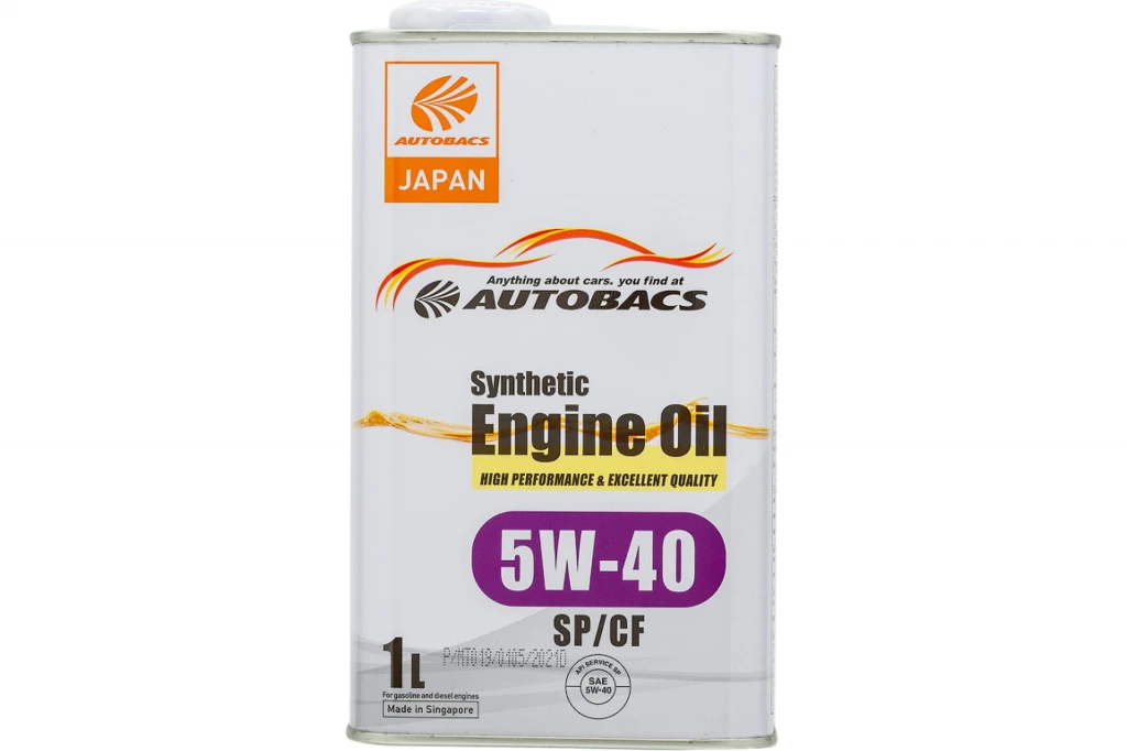 Моторное масло Autobacs Engine Oil Synthetic 5W-40 синтетическое 1 л