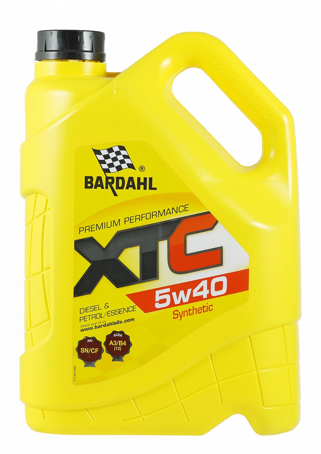 Моторное масло BARDAHL 36163 5W-40 синтетическое 5 л
