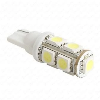 Лампа подсветки светодиодная T10 12V BG-GROUP (Ceramic-5, SMD 5050, 10-12 Lm Design B, белая) (2 ш