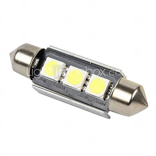 Лампа подсветки светодиодная C5W 12V BG-GROUP (3SMD, 36 мм) (10 шт.)