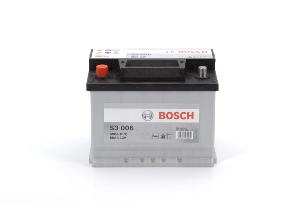 Аккумулятор легковой Bosch S3 Silver 006 56 ач 480А Прямая полярность