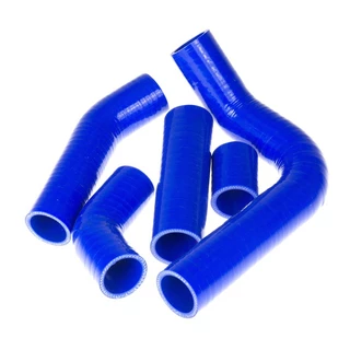 Патрубок системы охлаждения ГАЗель (402 дв.) (силикон синий) 5 шт. CARUM