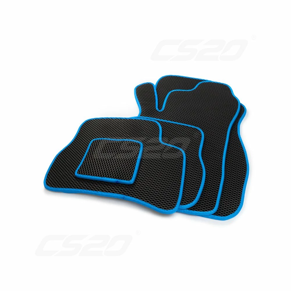 Коврики салона Hyundai Accent материал EVA черный/синий CS-20