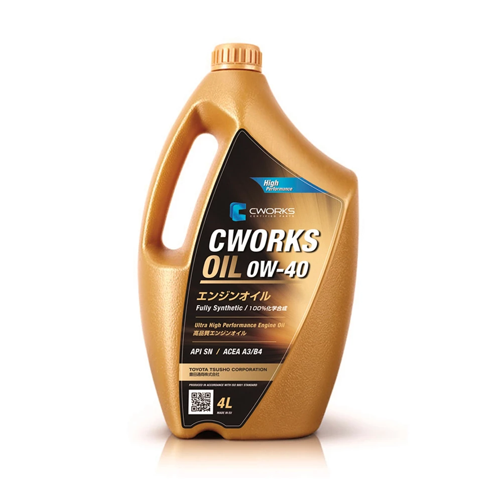 Моторное масло CWORKS 0W-40 синтетическое 4 л