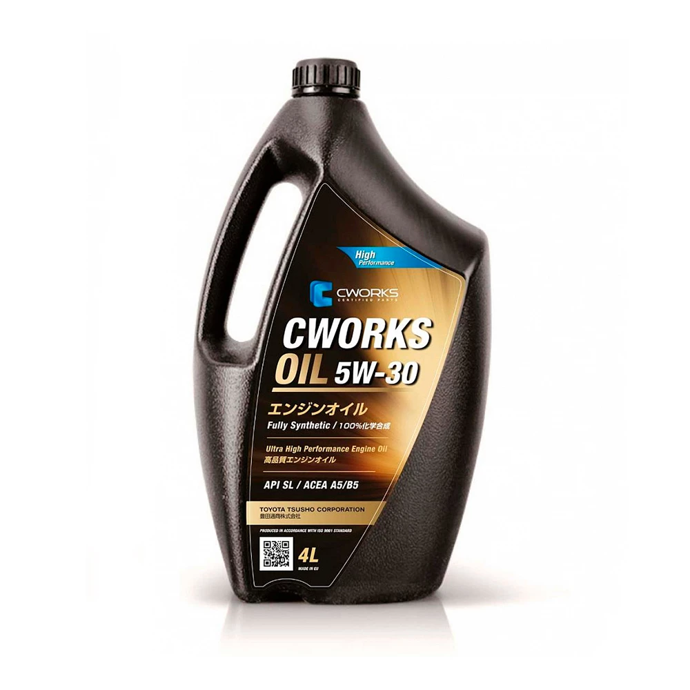 Моторное масло CWORKS 5W-30 A5/B5 синтетическое 4 л