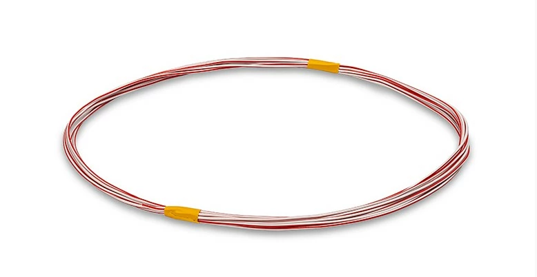 Провод бело-красный ПВАМ 0,5 кв.мм, 5м. б/упак Cargen