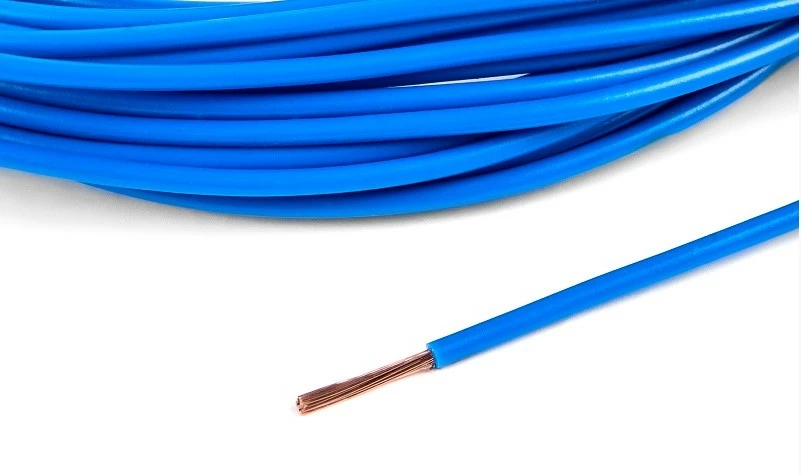 Провод голубой ПВАМ 0,5 кв.мм, 10м. б/упак Cargen