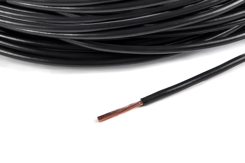 Провод электропроводки 1,5 мм (100 м) черный