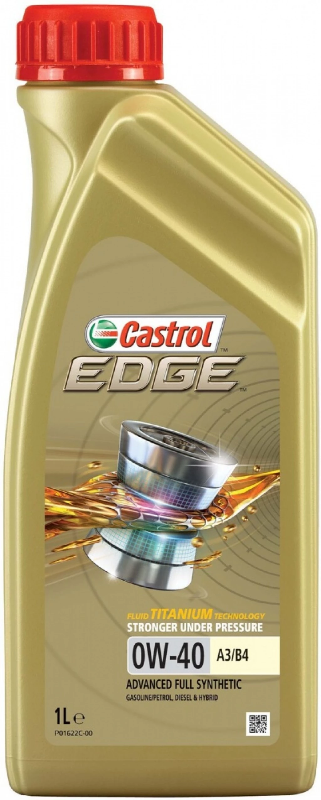 Моторное масло Castrol Edge Titanium 0W-40 синтетическое 1 л
