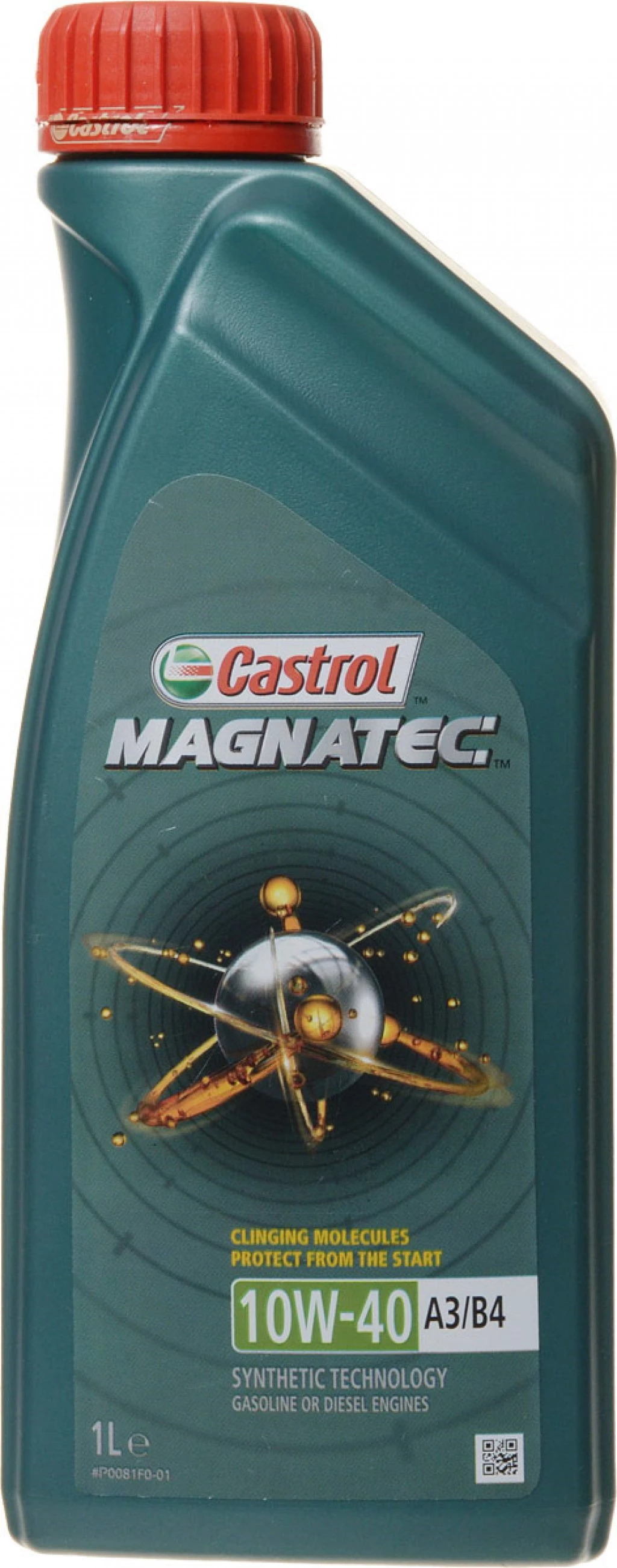 Моторное масло Castrol Magnatec 10W-40 полусинтетическое 1 л