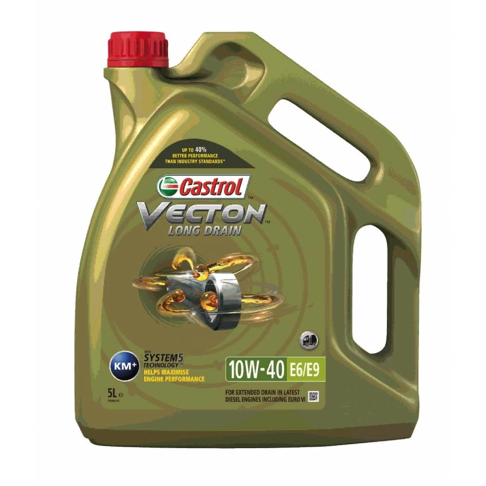 Моторное масло Castrol Vecton Long Drain E6E9 10W-40 синтетическое 5 л