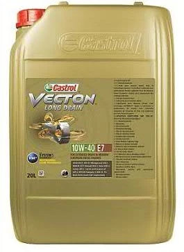 Моторное масло Castrol Vecton Long Drain E7 10W-40 синтетическое 20 л-