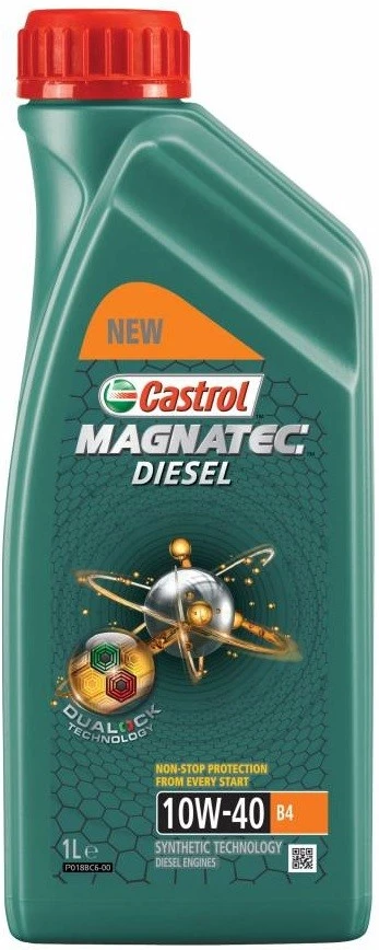 Моторное масло Castrol Magnatec Diesel 10W-40 Dualock полусинтетическое 1 л