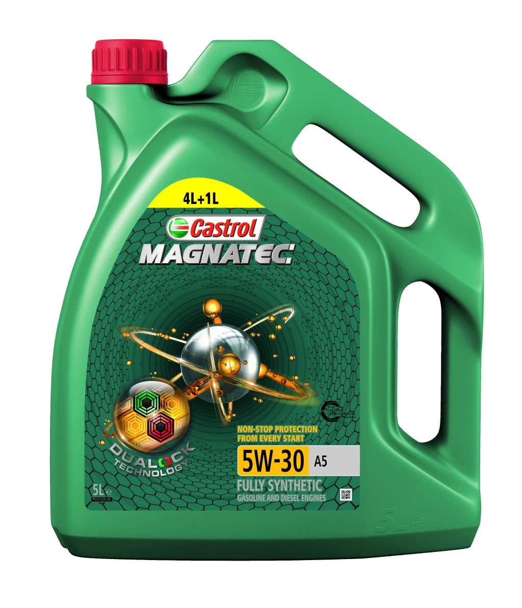 Моторное масло Castrol Magnatec 5W-30 A5B5 синтетическое 4+1 л