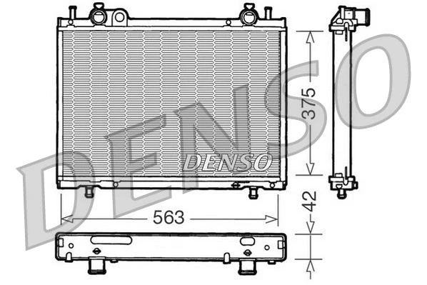 Радиатор Denso DRM09021