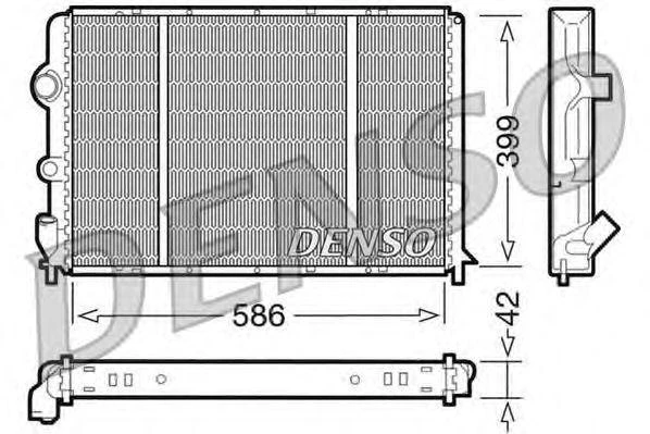 Радиатор Denso DRM23051