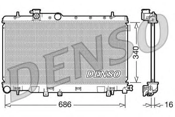 Радиатор Denso DRM36006
