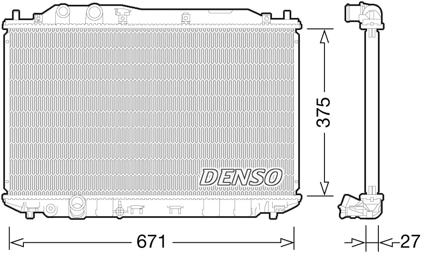 Радиатор Denso DRM40029