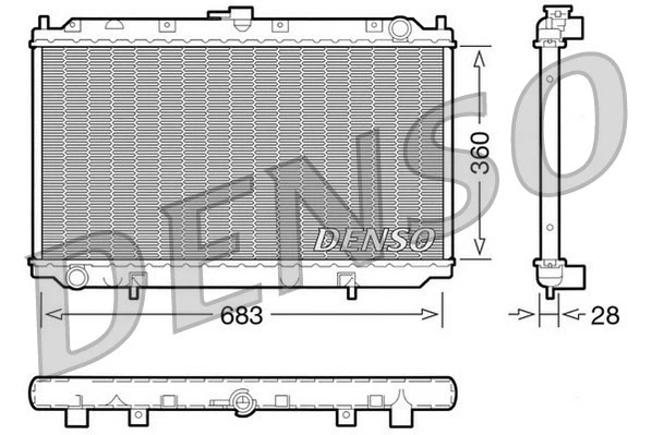 Радиатор Denso DRM46010