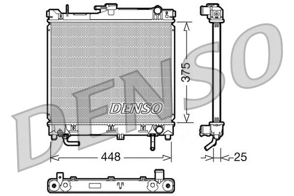 Радиатор Denso DRM47003