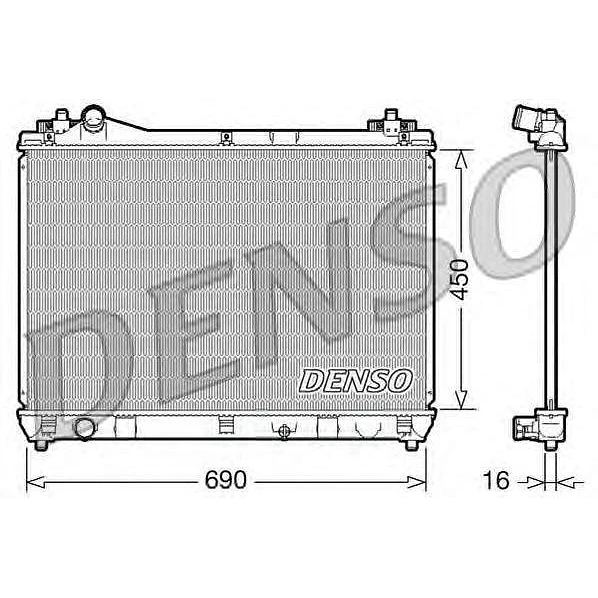 Радиатор Denso DRM47016