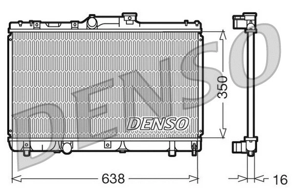 Радиатор Denso DRM50013