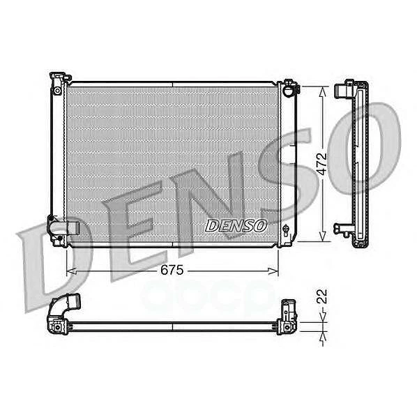 Радиатор Denso DRM51005