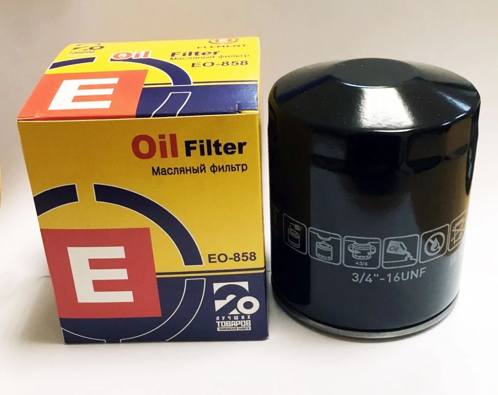 Фильтр масляный Element EO-858 на ГАЗ 406 дв.