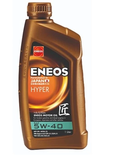 Моторное масло Eneos Hyper 5W-40 синтетическое 1 л