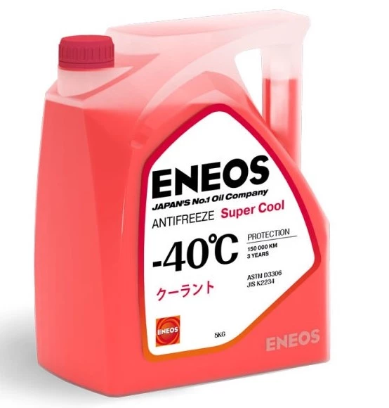 Антифриз ENEOS Super Cool (-40°С) (5 кг) красный