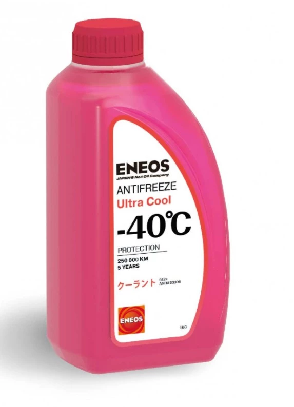 Антифриз ENEOS Ultra Cool (-40°С) (1 кг) розовый