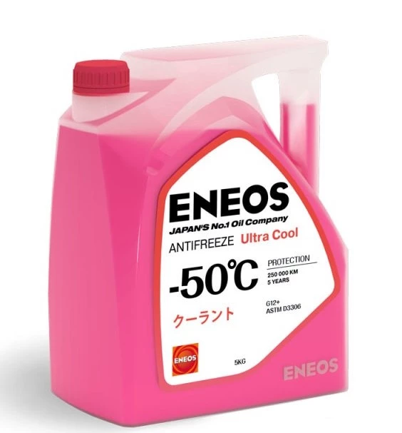 Антифриз ENEOS Ultra Cool (-40°С) (5 кг) розовый