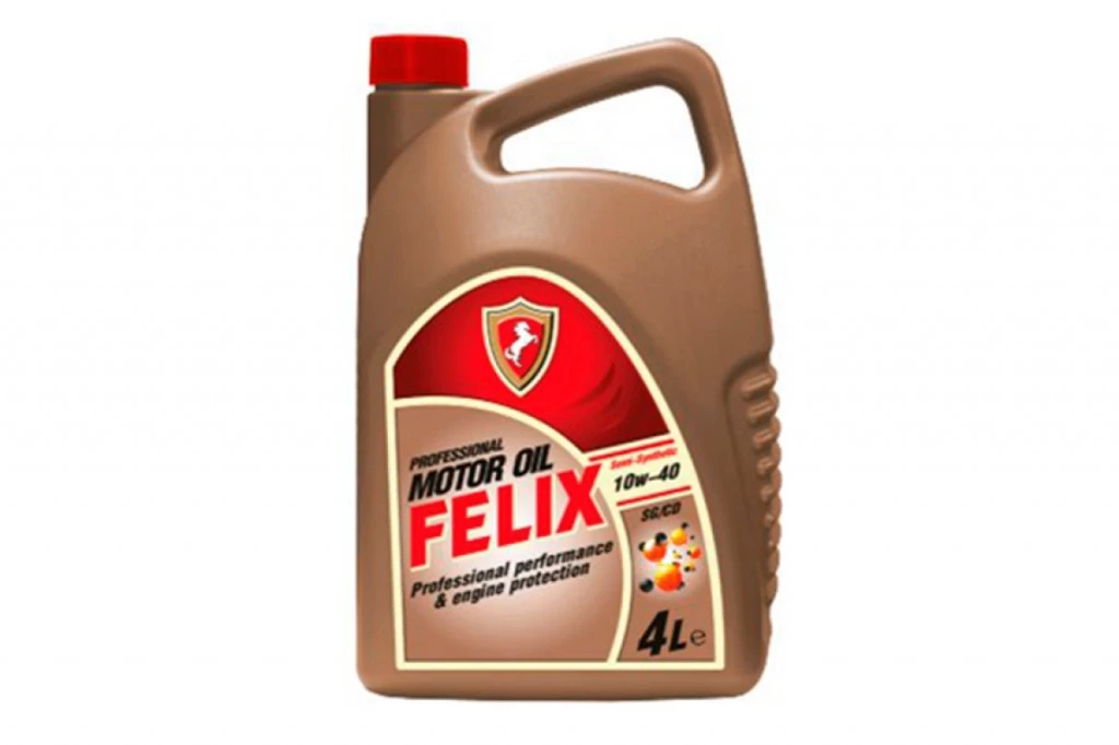 Моторное масло Felix 5W-40 SGCD полусинтетическое 4 л