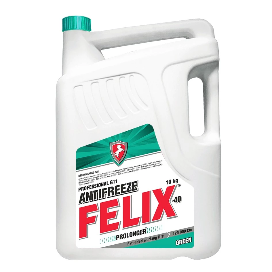 Антифриз Felix Prolonger G11 -40°С зеленый 10 кг